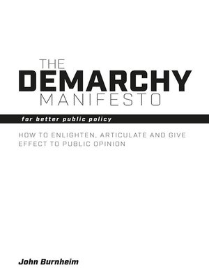 cover image of The Demarchy Manifesto